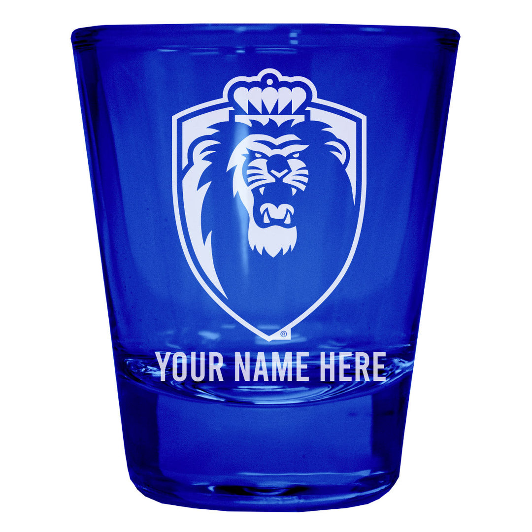 Old Dominion Monarchs Customizable Engraved Full Color 2oz Shot Glass Officially Licensed Collegiate Product Image 1