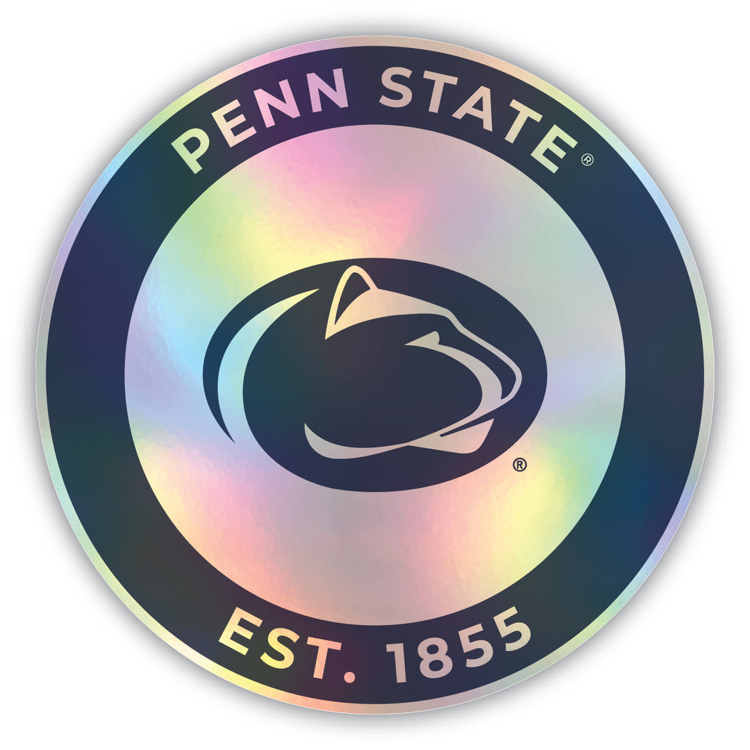 Penn State Nittany Lions Holographic Vinyl Decal Sticker Officially Licensed Collegiate Product Image 1