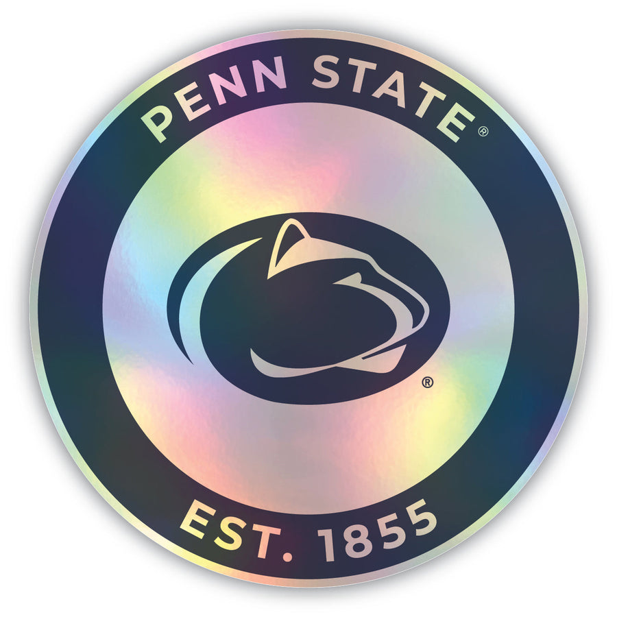 Penn State Nittany Lions Holographic Vinyl Decal Sticker Officially Licensed Collegiate Product Image 1