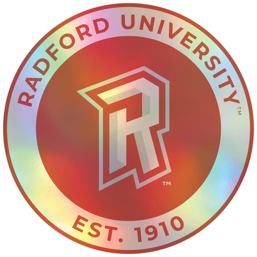 Radford University Highlanders Holographic Vinyl Decal Sticker Officially Licensed Collegiate Product Image 1