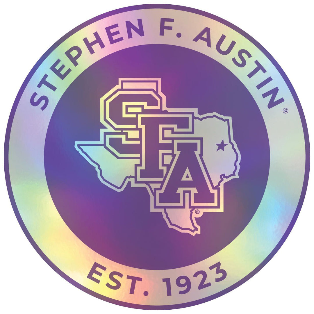 Stephen F. Austin State University Holographic Vinyl Decal Sticker Officially Licensed Collegiate Product Image 1