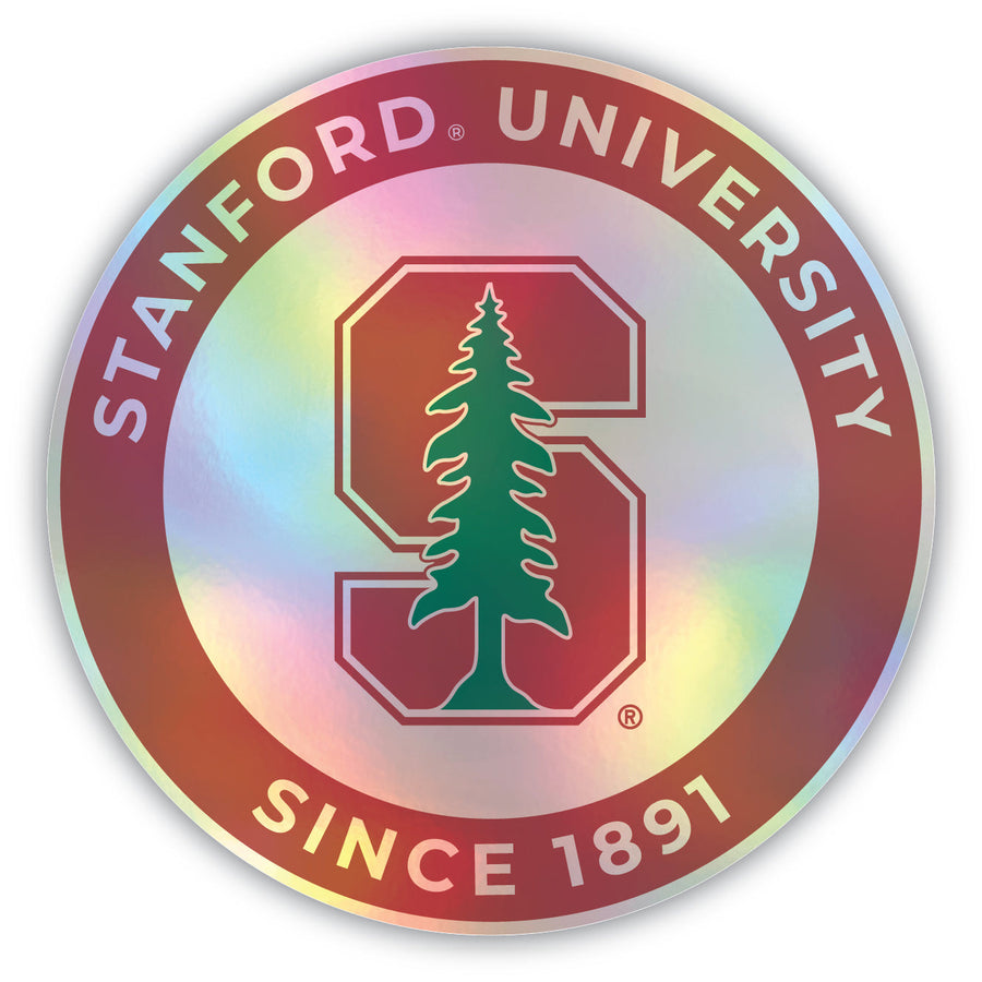 Stanford University Holographic Vinyl Decal Sticker Officially Licensed Collegiate Product Image 1