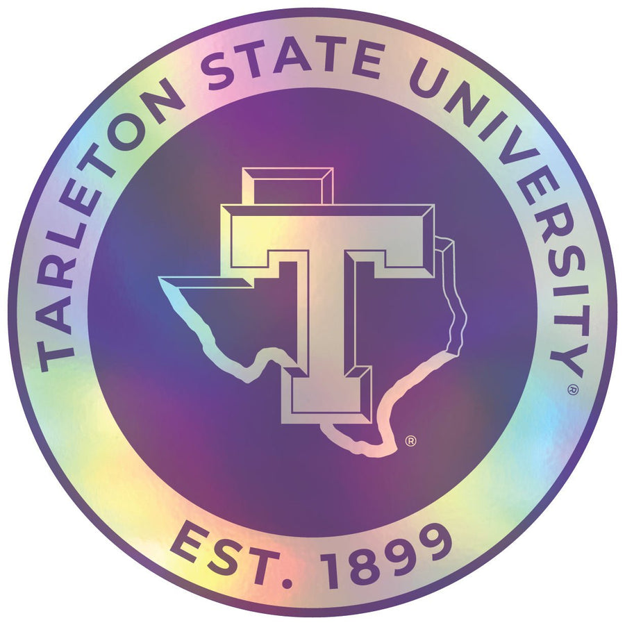 Tarleton State University Holographic Vinyl Decal Sticker Officially Licensed Collegiate Product Image 1