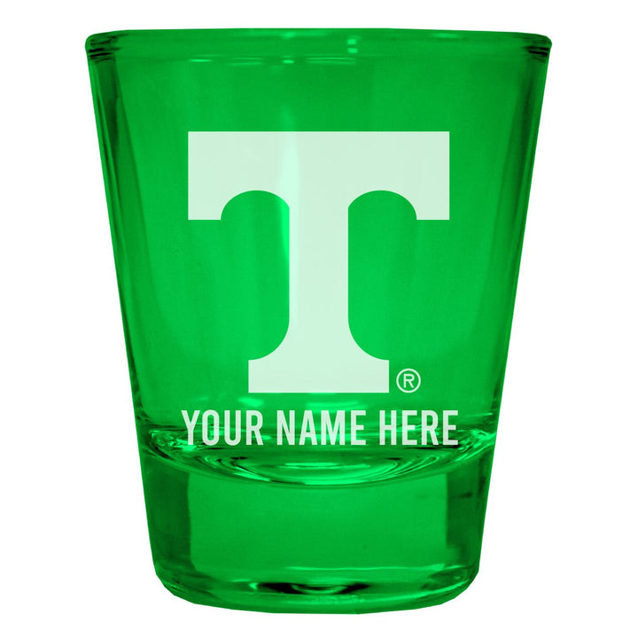 Tennessee Knoxville Customizable Engraved Full Color 2oz Shot Glass Officially Licensed Collegiate Product Image 3