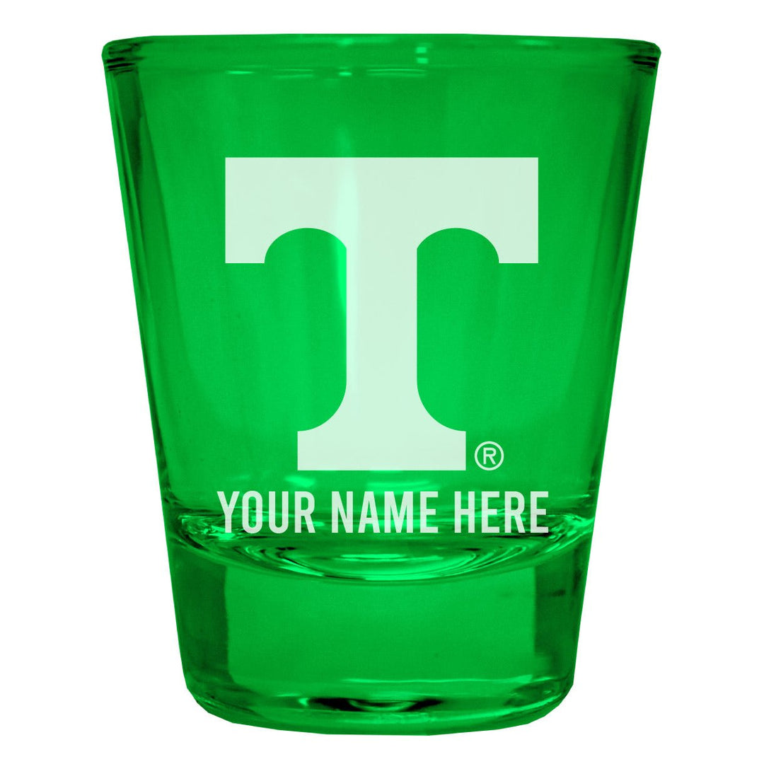 Tennessee Knoxville Customizable Engraved Full Color 2oz Shot Glass Officially Licensed Collegiate Product Image 1