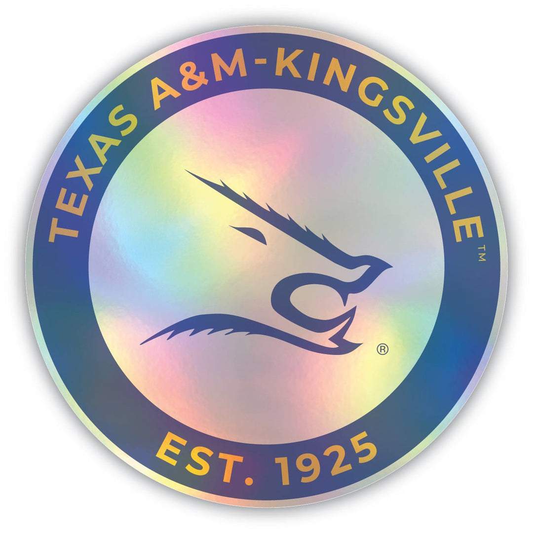 Texas AandM Kingsville Javelinas Holographic Vinyl Decal Sticker Officially Licensed Collegiate Product Image 1