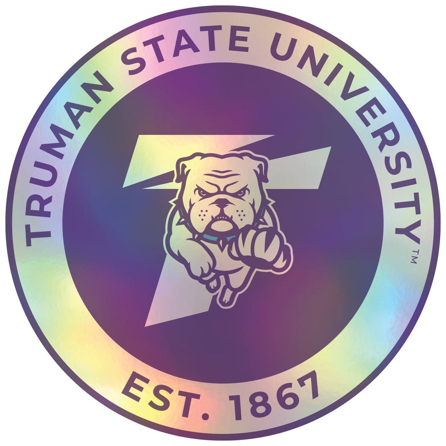 Truman State University Holographic Vinyl Decal Sticker Officially Licensed Collegiate Product Image 1