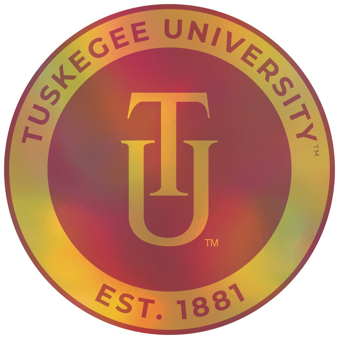 Tuskegee University Holographic Vinyl Decal Sticker Officially Licensed Collegiate Product Image 1