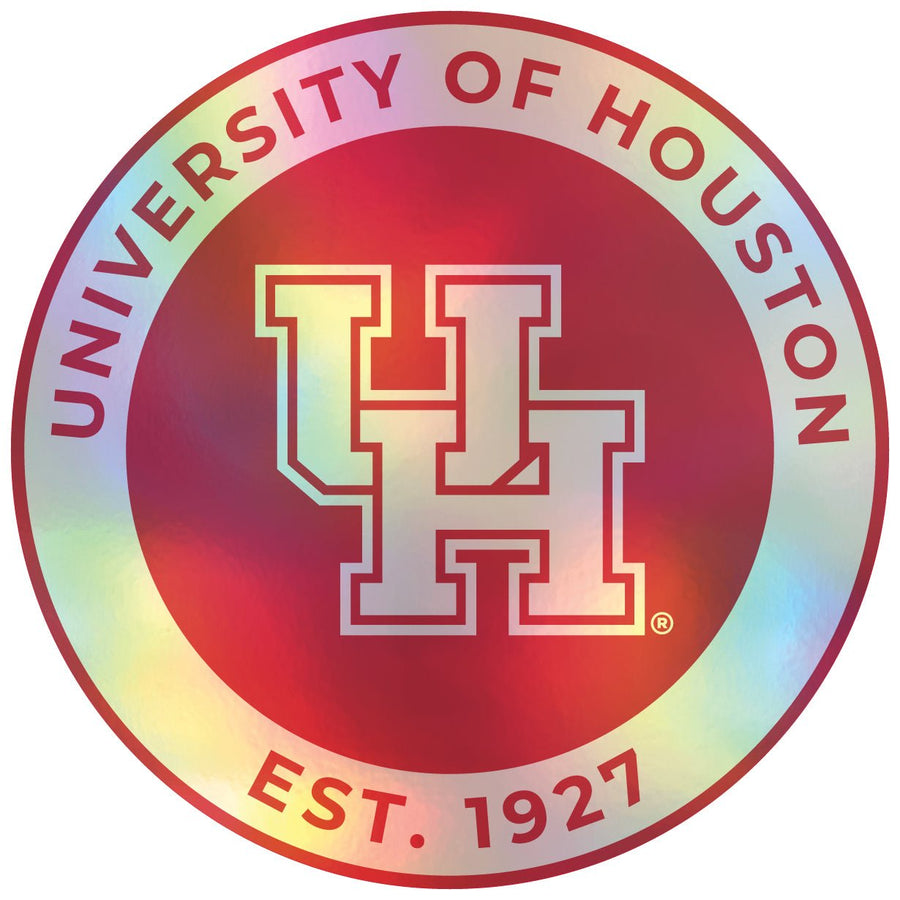 University of Houston Holographic Vinyl Decal Sticker Officially Licensed Collegiate Product Image 1