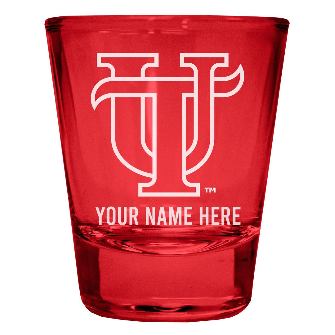 University of Tampa Spartans Customizable Engraved Full Color 2oz Shot Glass Officially Licensed Collegiate Product Image 4