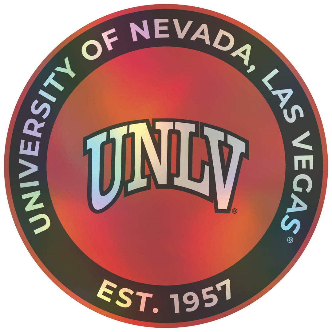 UNLV Rebels Holographic Vinyl Decal Sticker Officially Licensed Collegiate Product Image 1