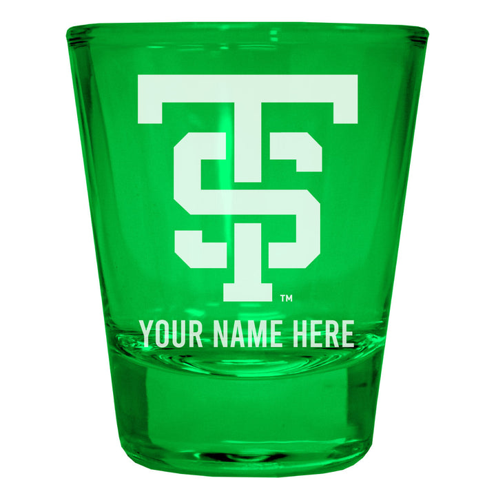 University of St. Thomas Customizable Engraved Full Color 2oz Shot Glass Officially Licensed Collegiate Product Image 1