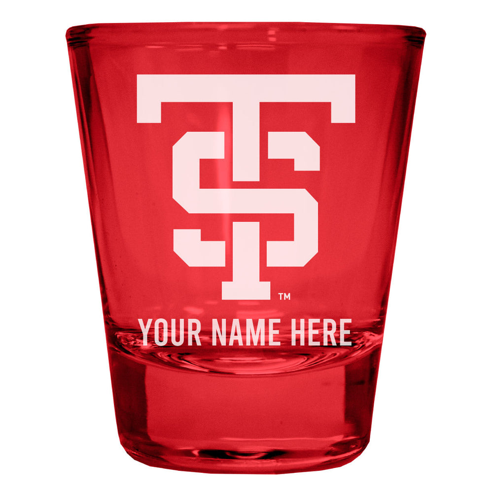 University of St. Thomas Customizable Engraved Full Color 2oz Shot Glass Officially Licensed Collegiate Product Image 2