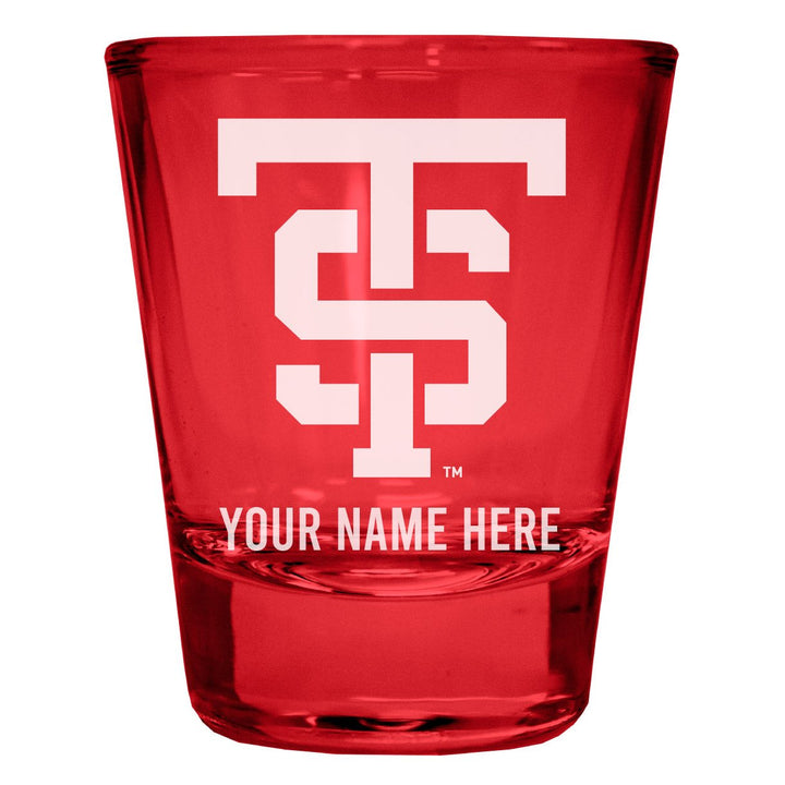 University of St. Thomas Customizable Engraved Full Color 2oz Shot Glass Officially Licensed Collegiate Product Image 1