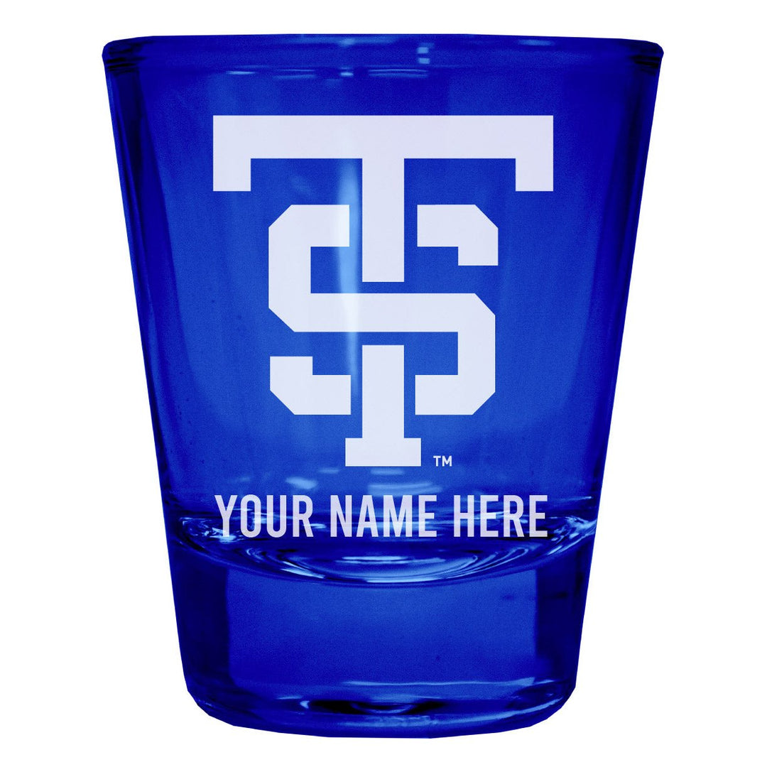 University of St. Thomas Customizable Engraved Full Color 2oz Shot Glass Officially Licensed Collegiate Product Image 3