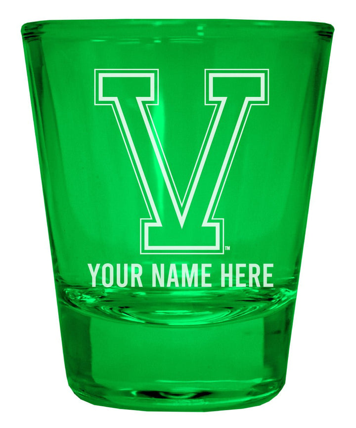 Vermont Catamounts Customizable Engraved Full Color 2oz Shot Glass Officially Licensed Collegiate Product Image 1