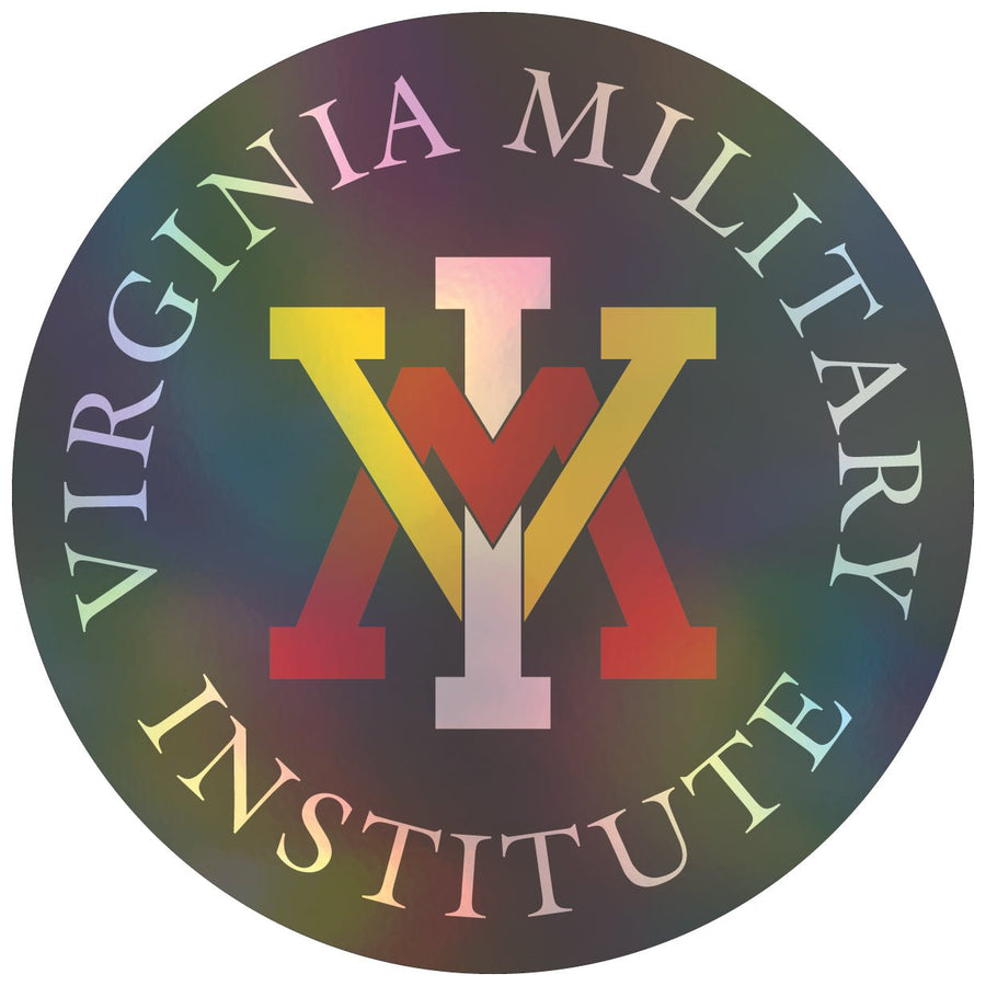 VMI Keydets Holographic Vinyl Decal Sticker Officially Licensed Collegiate Product Image 1