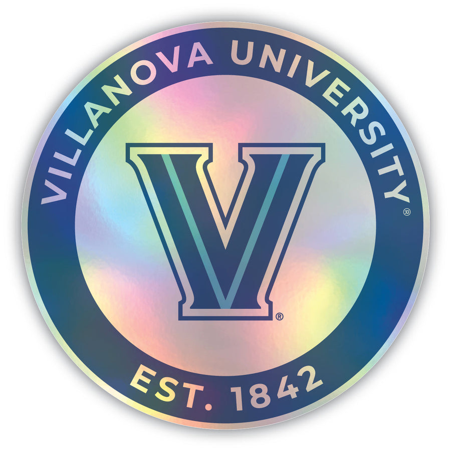 Villanova Wildcats Holographic Vinyl Decal Sticker Officially Licensed Collegiate Product Image 1