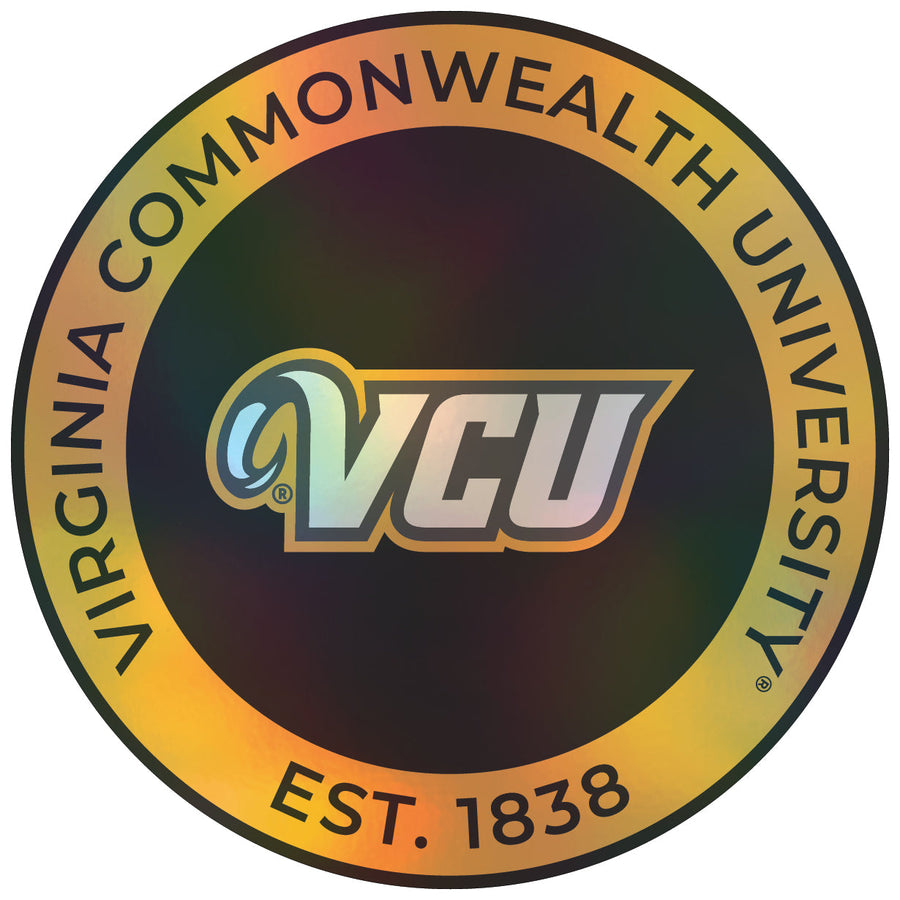 Virginia Commonwealth Holographic Vinyl Decal Sticker Officially Licensed Collegiate Product Image 1