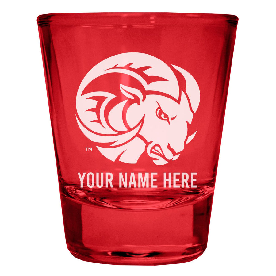 Winston-Salem State Customizable Engraved Full Color 2oz Shot Glass Officially Licensed Collegiate Product Image 1