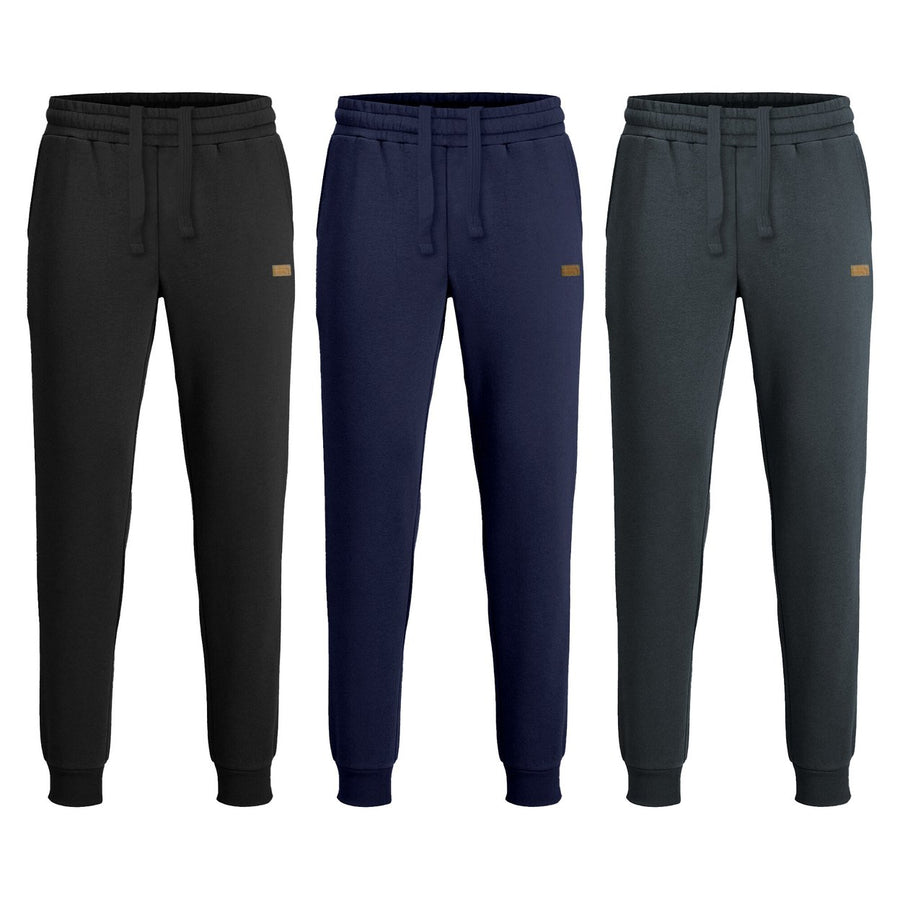 3-Piece Mens Soft Cozy Fleece Lined Jogger Pants( Big and Tall Sizes Available ) Image 1