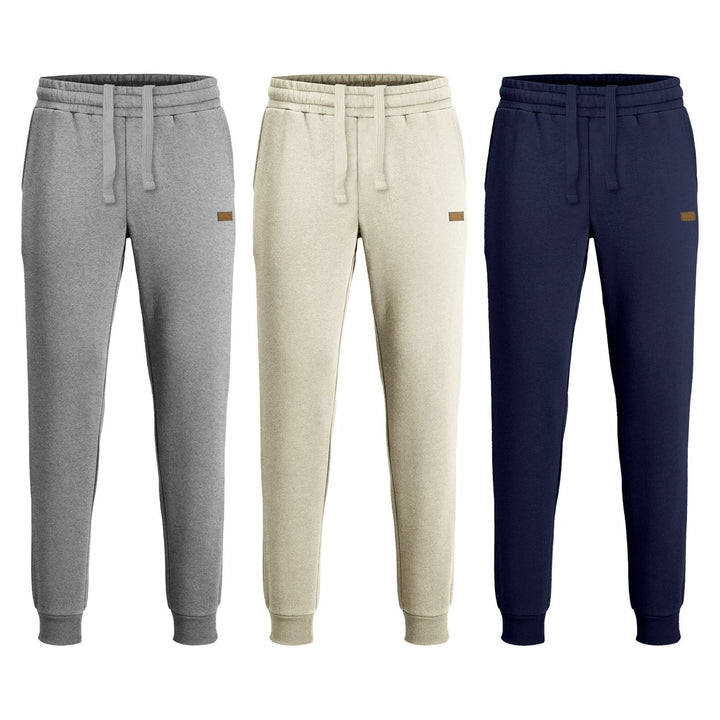 3-Piece Mens Soft Cozy Fleece Lined Jogger Pants( Big and Tall Sizes Available ) Image 1