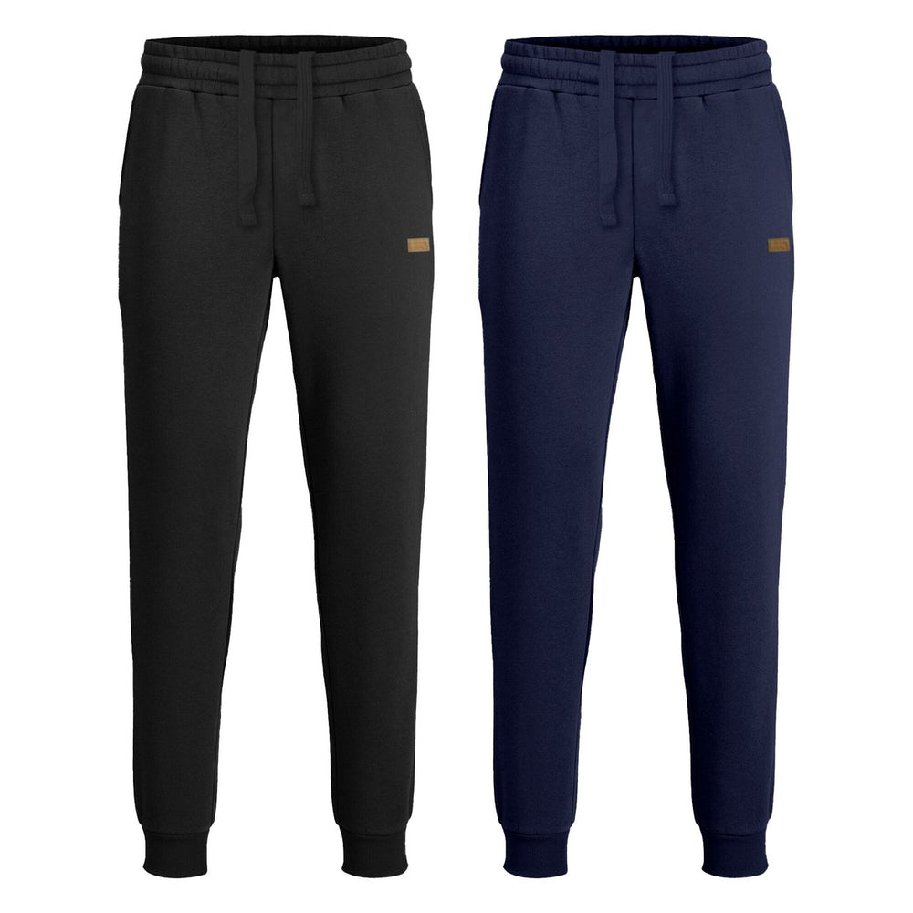 2-Piece Mens Soft Cozy Fleece Lined Jogger Pants( Big and Tall Sizes Available ) Image 2