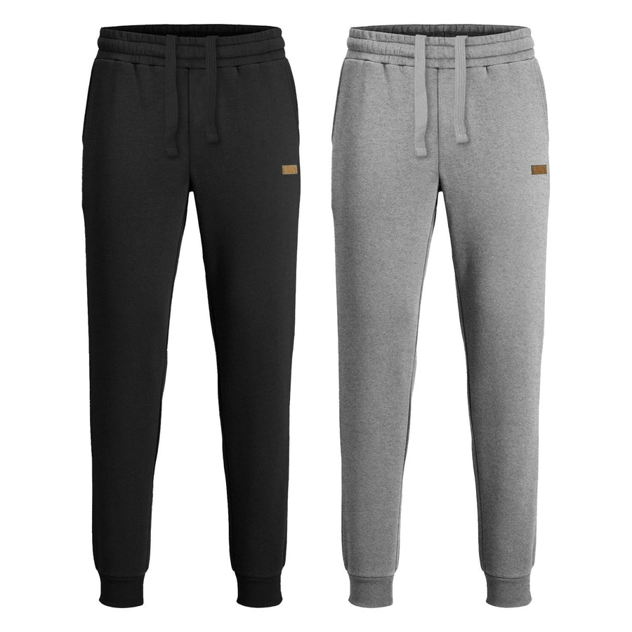 2-Piece Mens Soft Cozy Comfy Fleece Jogger Pants for Lounging and Casual Wear ( Big and Tall Sizes Available ) Image 1