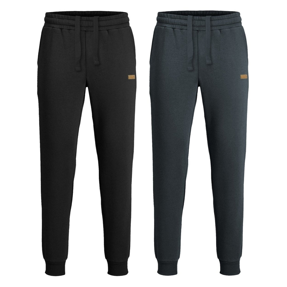 2-Piece Mens Soft Cozy Comfy Fleece Jogger Pants for Lounging and Casual Wear ( Big and Tall Sizes Available ) Image 2