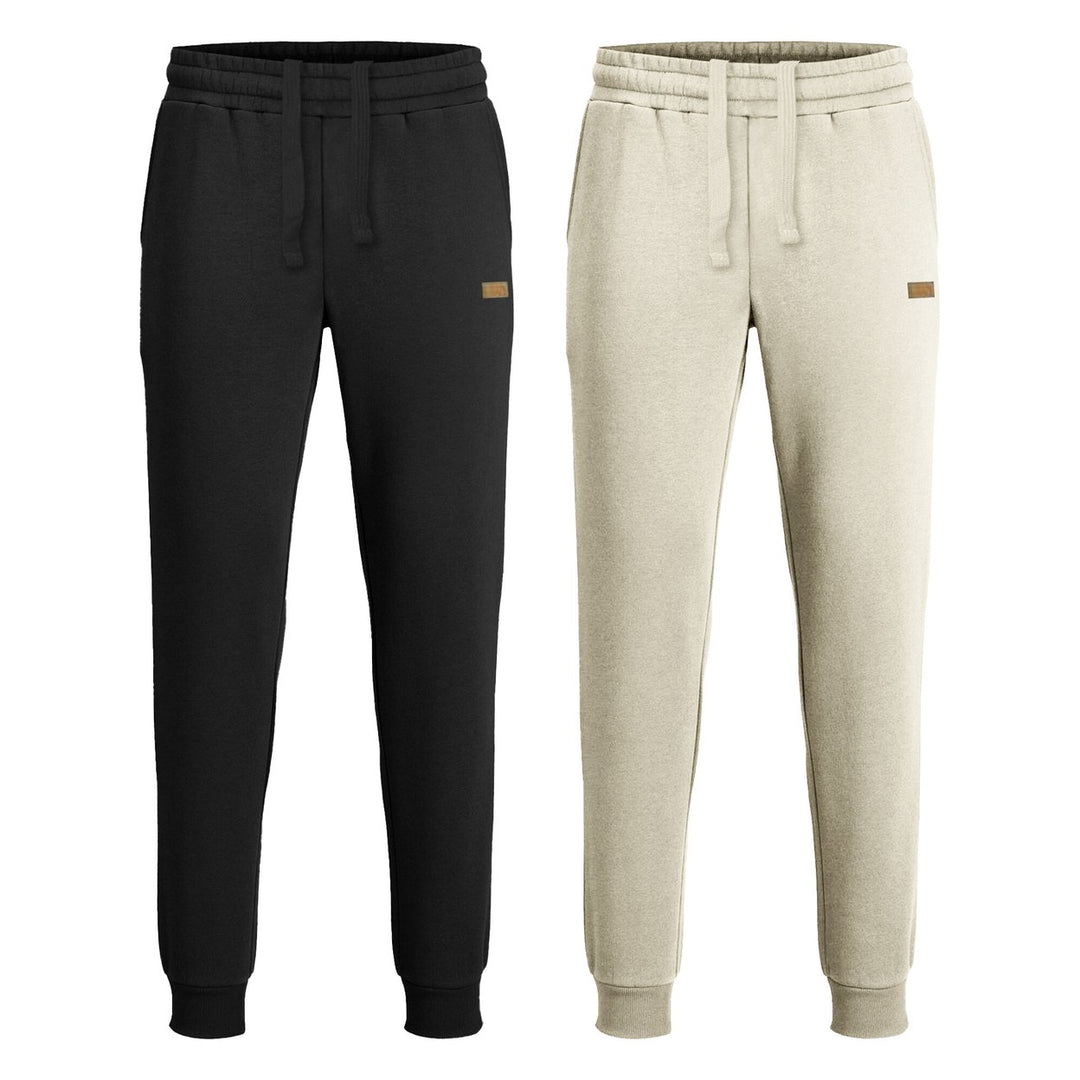 2-Piece Mens Soft Cozy Fleece Lined Jogger Pants( Big and Tall Sizes Available ) Image 4