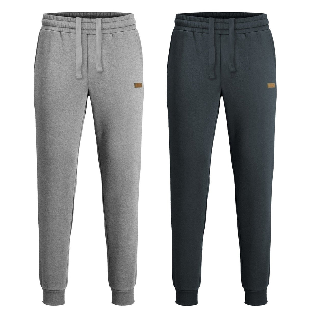 2-Piece Mens Soft Cozy Comfy Fleece Jogger Pants for Lounging and Casual Wear ( Big and Tall Sizes Available ) Image 4