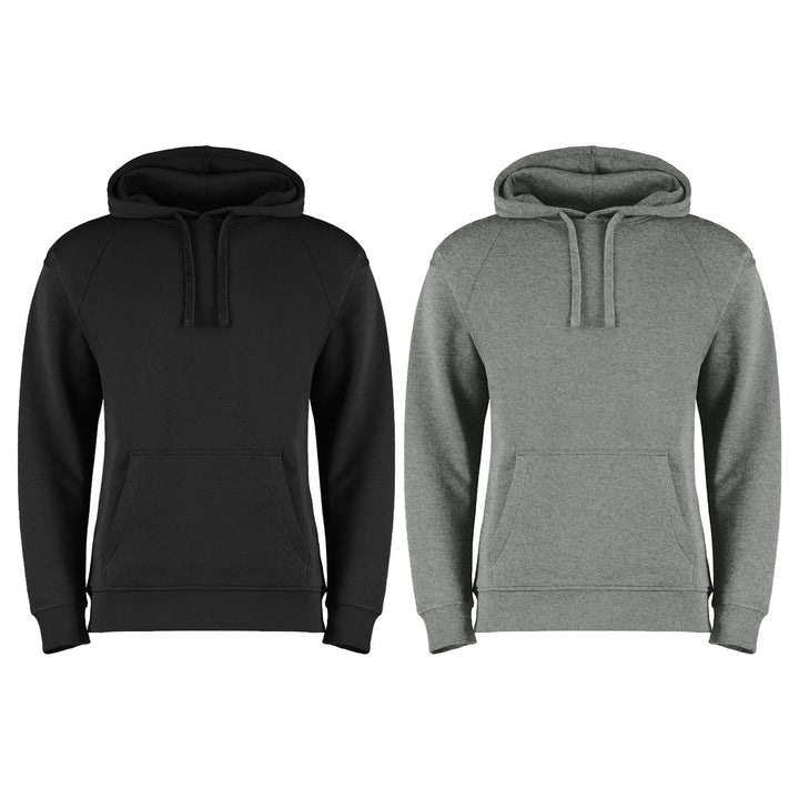 2-Piece Mens Ultra-Soft Winter Warm Cozy Fleece Lined Pullover Hoodie for Everyday Wear (Big and Tall Sizes Available) Image 1