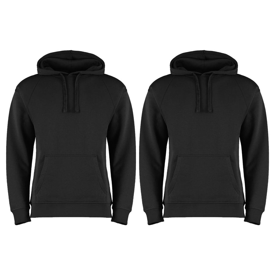 2-Piece Mens Ultra-Soft Winter Warm Cozy Comfy Fleece Lined Pullover Hoodie for Everyday Wear (Big and Tall Sizes Image 1