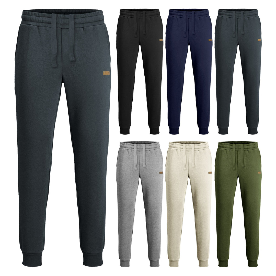 1-Piece Mens Soft Cozy Fleece Lined Jogger Pants( Big and Tall Sizes Available ) Image 9