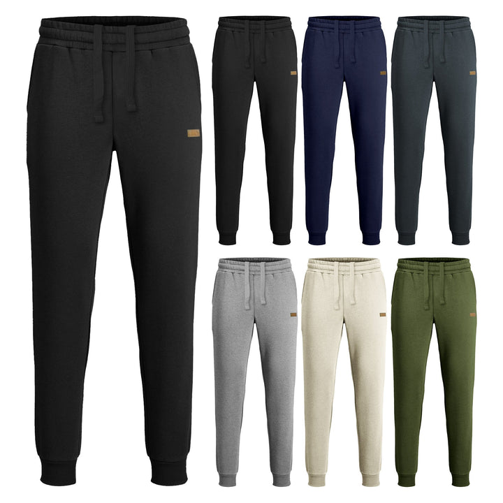 2-Piece Mens Soft Cozy Fleece Lined Jogger Pants( Big and Tall Sizes Available ) Image 9