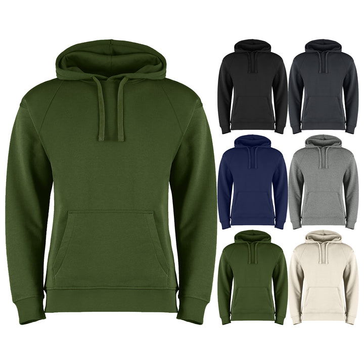 3-Pieces of Randomly Selected Mens Ultra-Soft Winter Warm Cozy Fleece Lined Pullover Hoodie for Everyday Wear (Big and Image 3