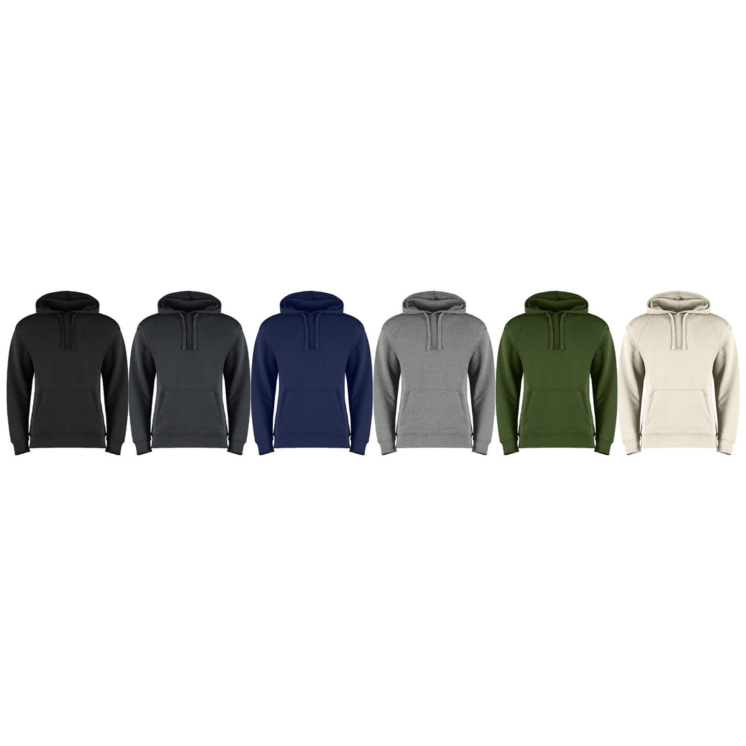 3-Pieces of Randomly Selected Mens Ultra-Soft Winter Warm Cozy Fleece Lined Pullover Hoodie for Everyday Wear (Big and Image 4