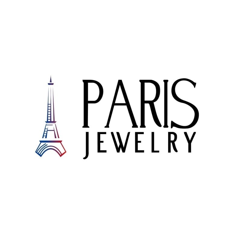 Paris Jewelry 18k White Gold 2 Pair Created Tourmaline 6mm Round and Princess Cut Stud Earrings Plated Image 4