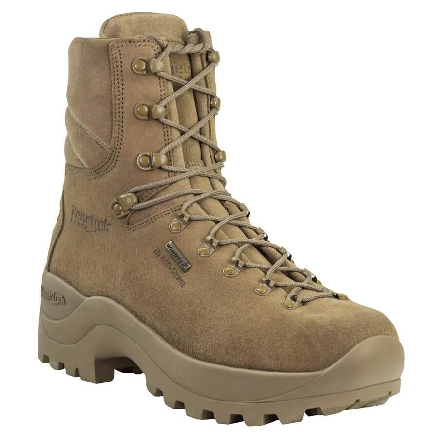 Kenetrek Boots Mens 8" Leather Personnel Carrier Steel Toe Waterproof Insulated Boot Coyote Brown - KE-430-4S COYOTE Image 1