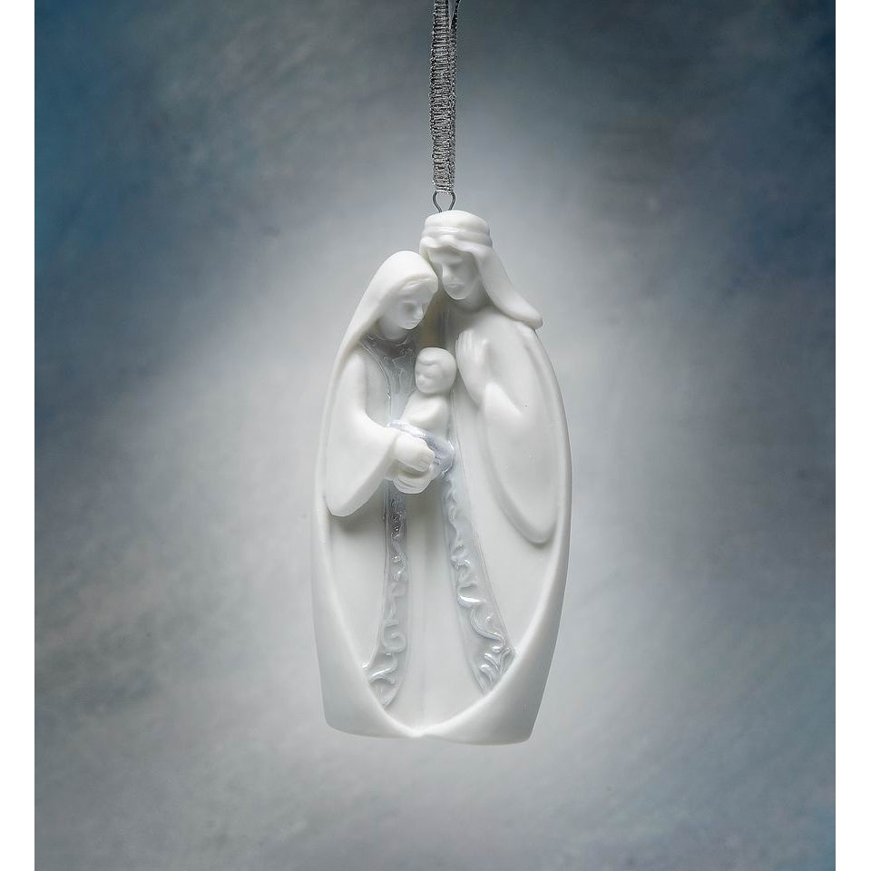 Ceramic Holy Family Nativity Ornament Home D cor Religious D cor Religious Gift Church D cor, Image 1