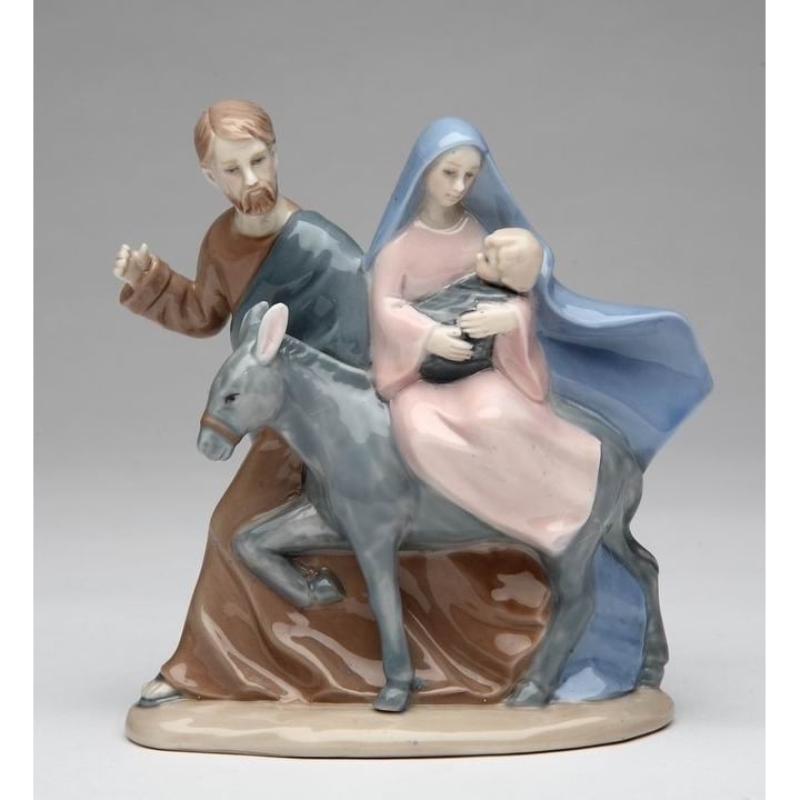 The Holy Familys Journey Figurine 3.875 x 2.125 x 4.125 Inch Image 3