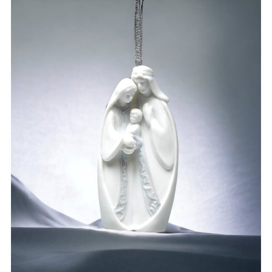 Ceramic Holy Family Nativity Ornament Home D cor Religious D cor Religious Gift Church D cor, Image 2