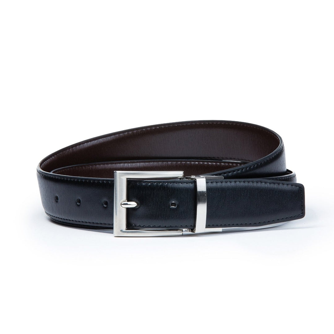 MKFCollection Ali Genuine Leather Mens Belt - Vegan Leather Designer Handbag Image 4