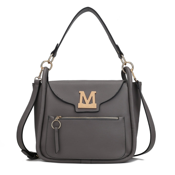 MKFCollection Chloy Shoulder bag - Vegan Leather Designer Handbag Image 4