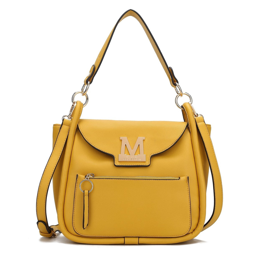 MKFCollection Chloy Shoulder bag - Vegan Leather Designer Handbag Image 11