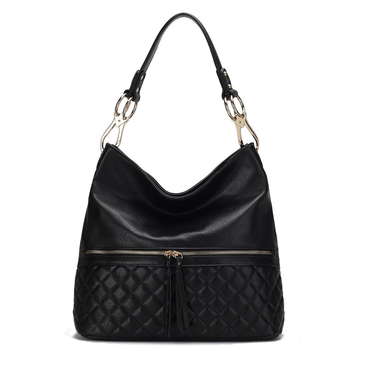 MKFCollection Dalila Shoulder Bag - Vegan Leather Designer Handbag Image 7