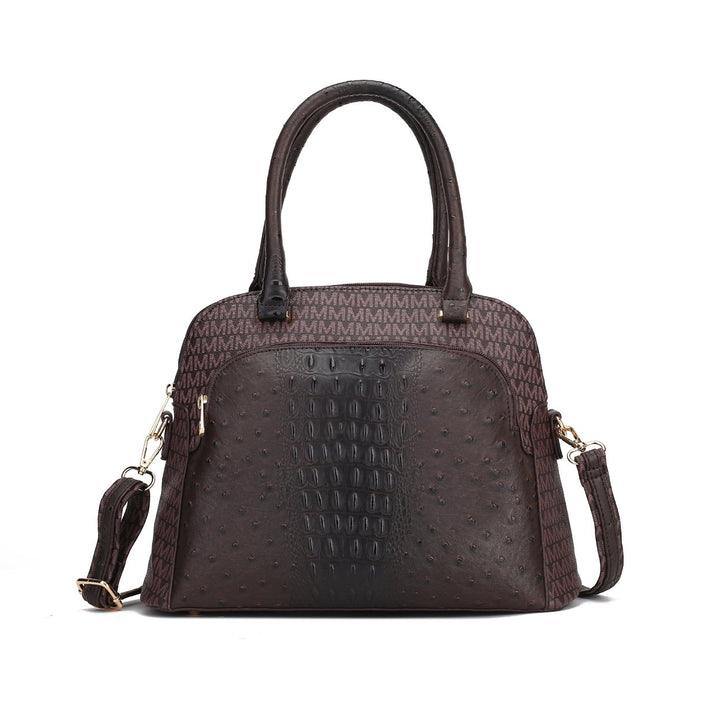 MKFCollection Fiona Signature Tote bag - Vegan Leather Designer Handbag Image 8