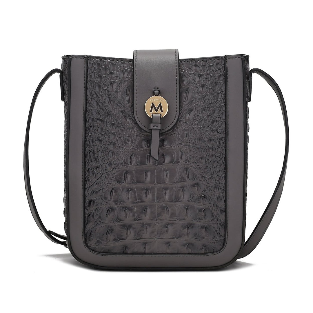 MKFCollection Molly Crossbody Bag - Vegan Leather Designer Handbag Image 6