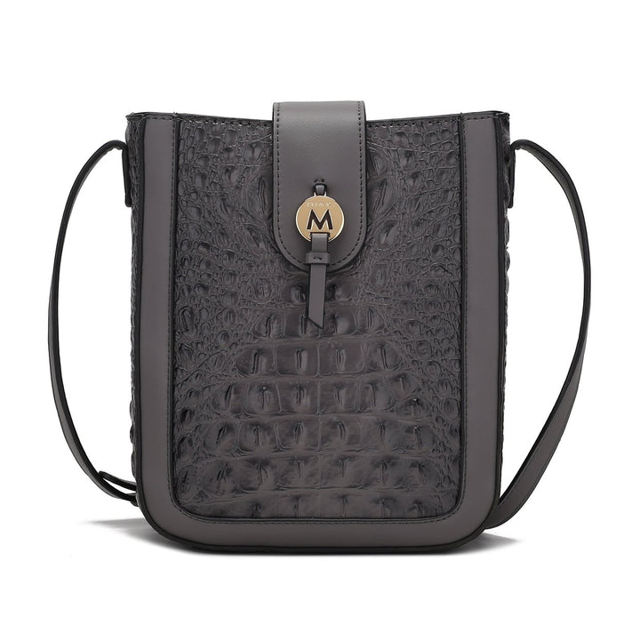 MKFCollection Molly Crossbody Bag - Vegan Leather Designer Handbag Image 6