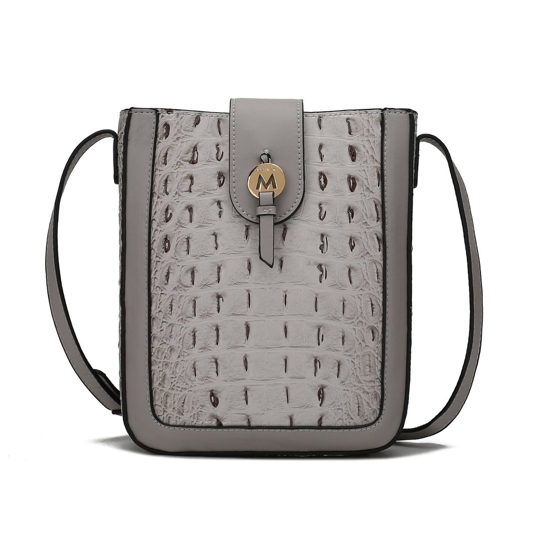 MKFCollection Molly Crossbody Bag - Vegan Leather Designer Handbag Image 7